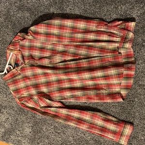 Abercrombie plaid button down - medium